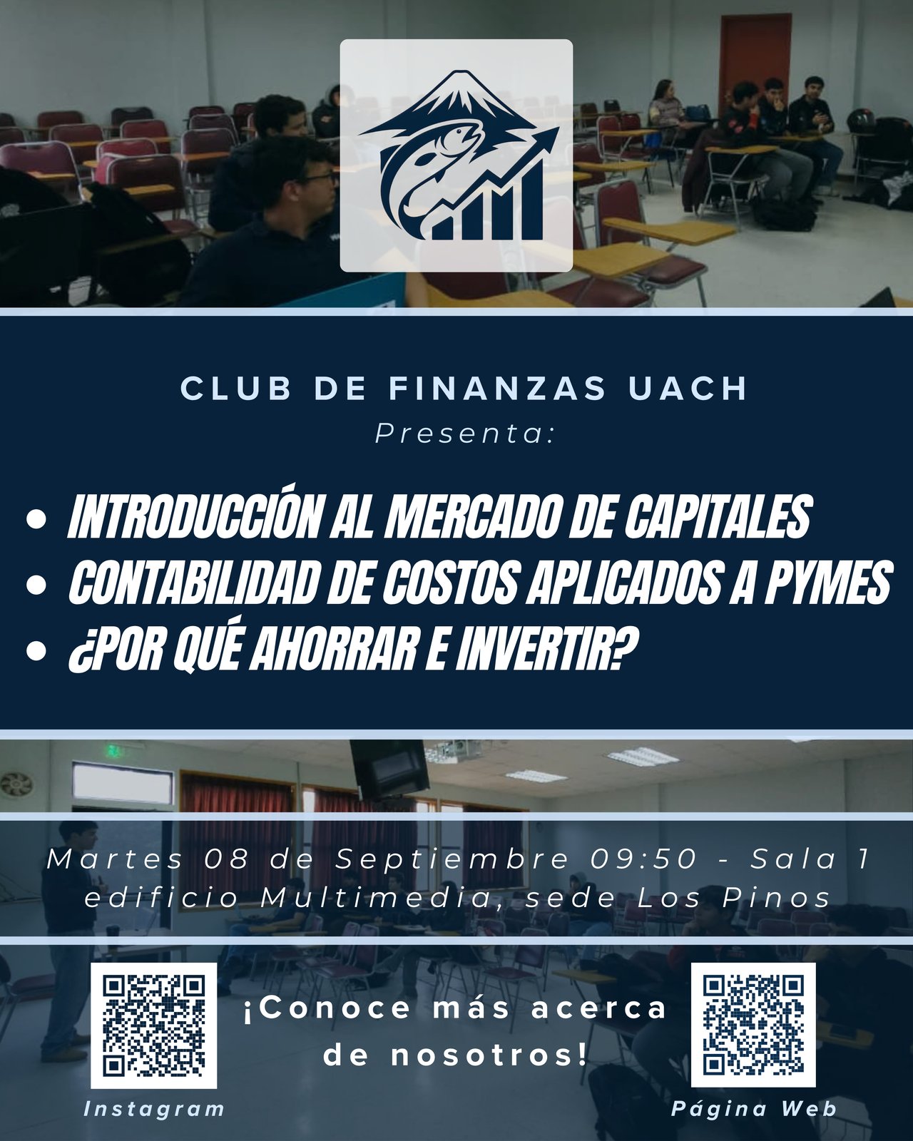 Afiche Próxima Sesión Club de Finanzas